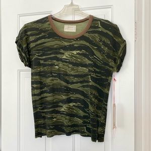 Current Elliot Camo Wave Tee